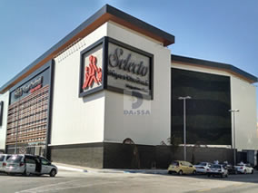 Chedraui Selecto Cancún Panel de Aluminio Alpolic