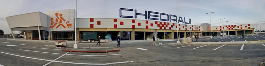 Panorámico tienda Chedraui México