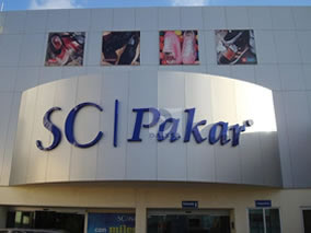 Zapateria Pakard Cancun panel de aluminio Aludaissa SMX